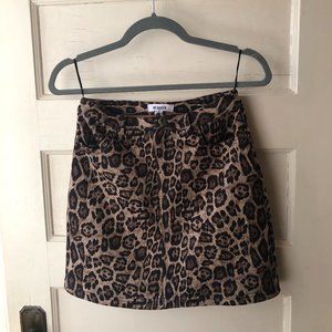 BB Dakota Cheetah Print Mini Skirt - Size 2 - NWT
